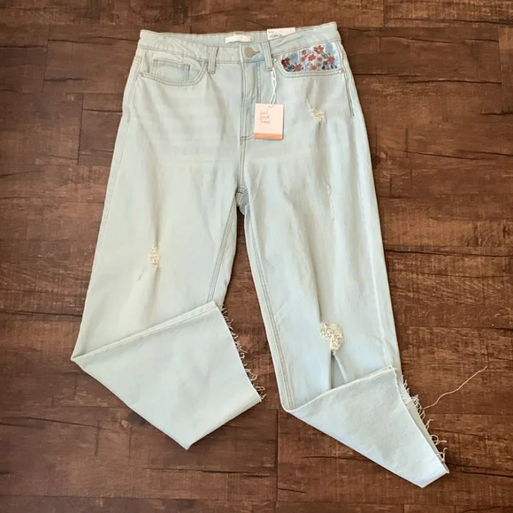 NWT LC Lauren Conrad Super High Rose crop - Picture 1 of 9